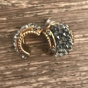 Brighton crystal rocks earrings